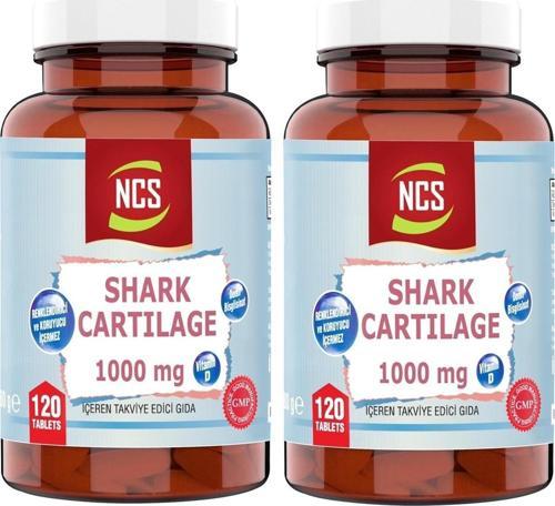 Shark Cartilage Demir Vitamin D3 1000 Mg 120 Tablet 2 Adet