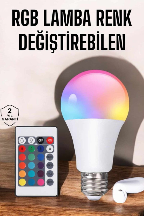Enerji Dostu RGB Işıklı 100W Led Ampul - A+ Sınıfı Işık Çözümü