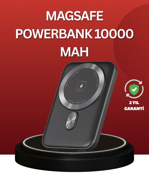 Kablosuz ve Kablolu Taşınabilir Powerbank - Çift Şarj Modu