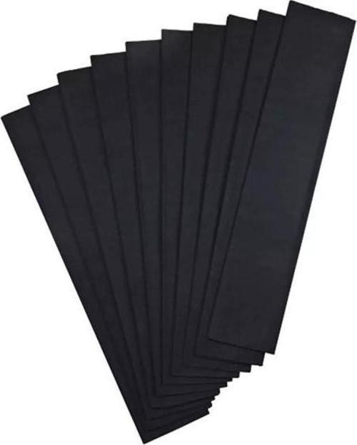 Krapon Kağıdı 50X200 Cm Siyah (10 Lu Paket)