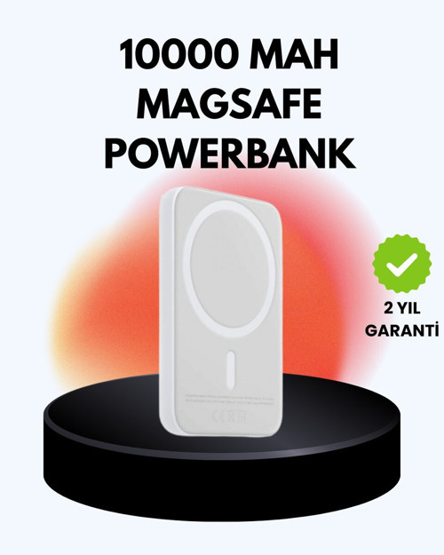 Ultra İnce Manyetik Powerbank 10000 mAh - Hızlı Şarj ve Güçlü Tutma
