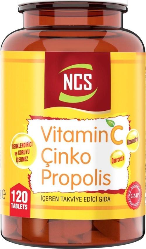 Vitamin C Çinko Propolis 120 Tablet Vitamin