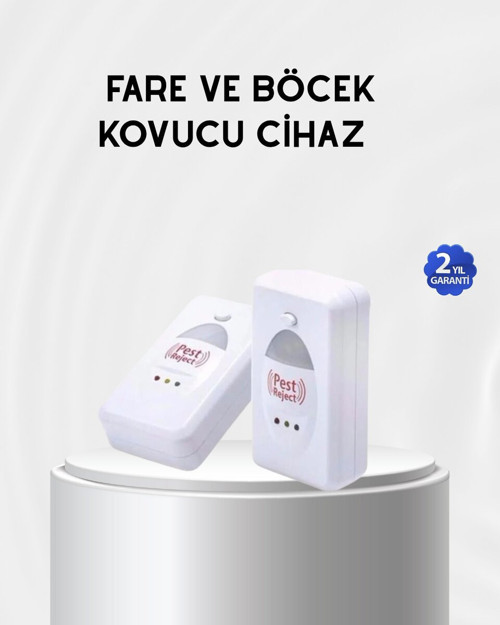Fare Sivrisinek Böcek Kovucu Ultrasonik Cihaz – Kimyasalsız, Sessiz ve Güvenli Çözüm