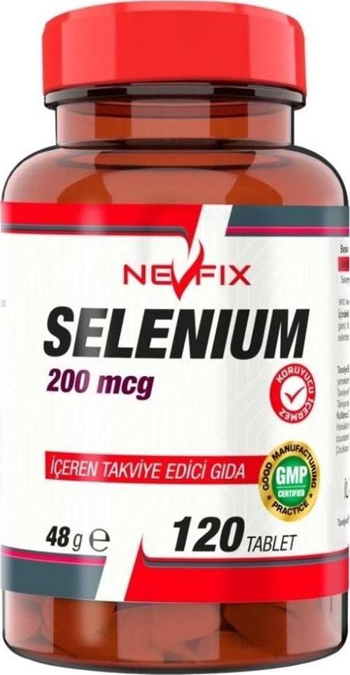 Bluewell Nevfix Selenyum 200 Mcg 120 Tablet