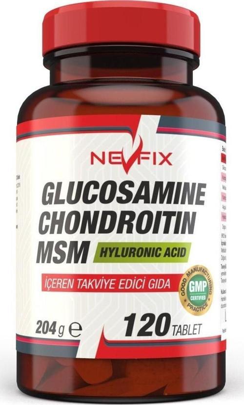 120 Tablet Glukozamin Kondroitin Msm Hyaluronik Asit