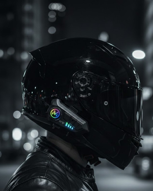 Bluetooth 5.3 Kask İçi Intercom Kulaklık - 1000m Mesafe ve IPX6 Su Geçirmez