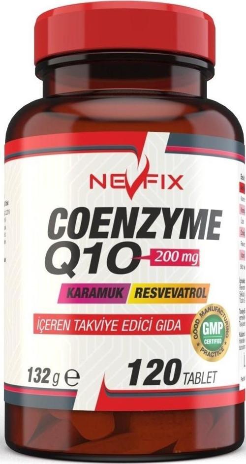Coenzyme Q10 200 Mg Koenzim Resveratrol Karamuk 120 Tablet