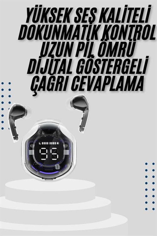 2025 Model Kablosuz Bluetooth Kulaklık ANC ENC Destekli HiFi Stereo - Gürültü Önleyici ve Konforlu Ses Deneyimi