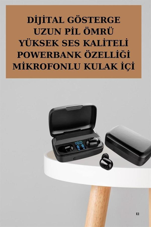 Yeni Nesil TWS Kablosuz Kulaklık - Bluetooth 5.0, ANC ve Uzun Ömürlü Batarya