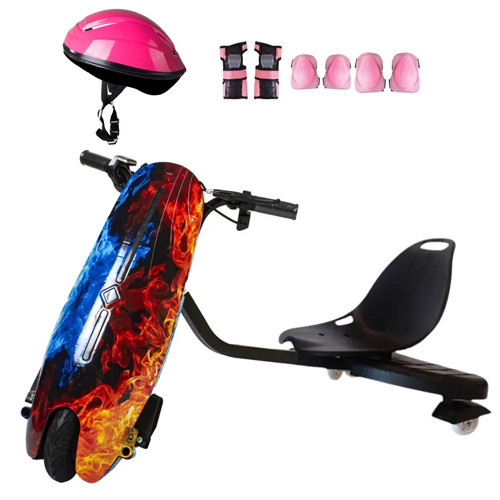 Drift Car Elektrikli Kaykay Bluetooth Dirift Kar Hoverboard Scooter + Koruma Ekipmanı D10