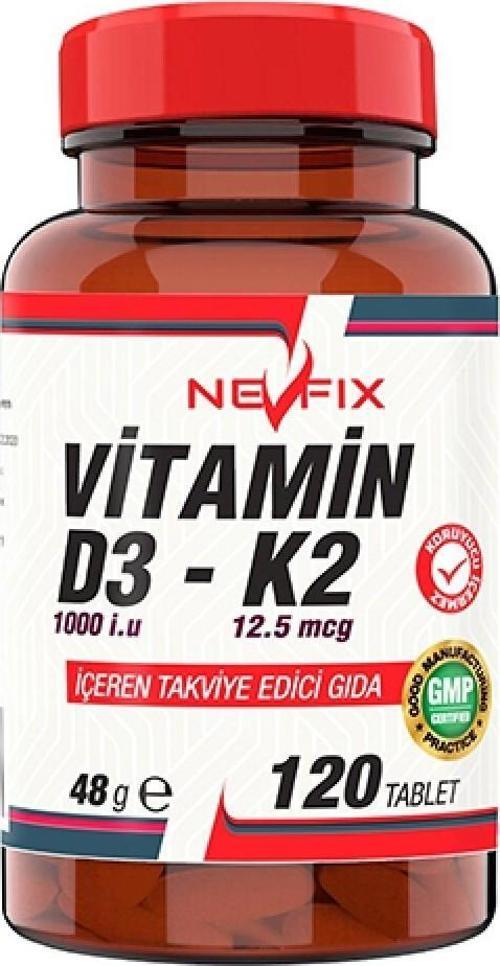 Vitamin D3-K2 120 Tablet