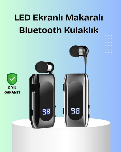 Uzun Pil Ömürlü Kablosuz Kulaklık - 25 Saat Konuşma ve Müzik, Bluetooth 5.2