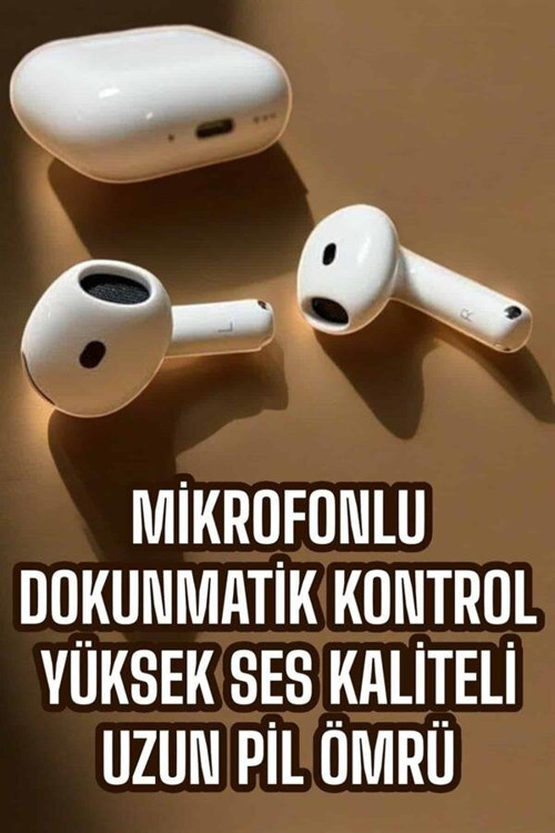 4. Nesil TWS Bluetooth 5.3 Mikrofonlu Kulaklık - Android iOS Uyumlu, Suya ve Terine Dayanıklı