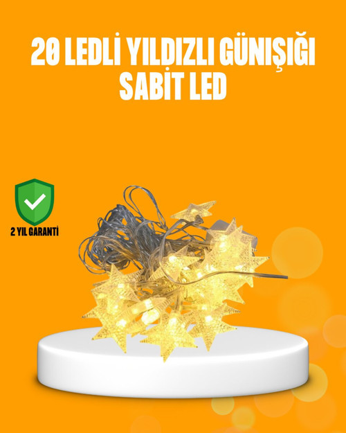 5 Metre Yıldız Led Işık - Günışığı Dekoratif Aydınlatma (Enerji Verimli)