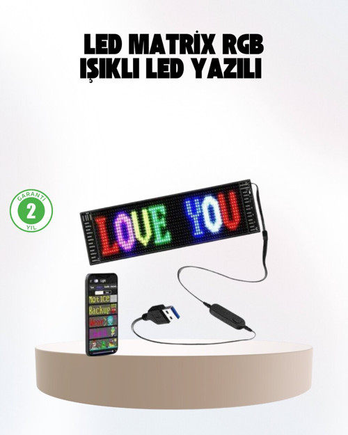 RGB LED Panel - Canlı Renk Yansımalı Işık Sistemi
