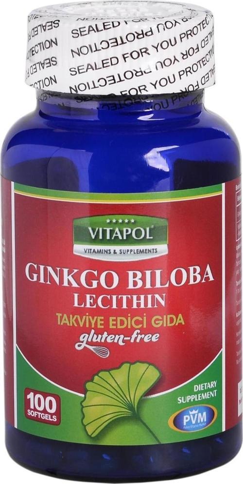 Ginkgo Biloba Lecithin 100 Softgel