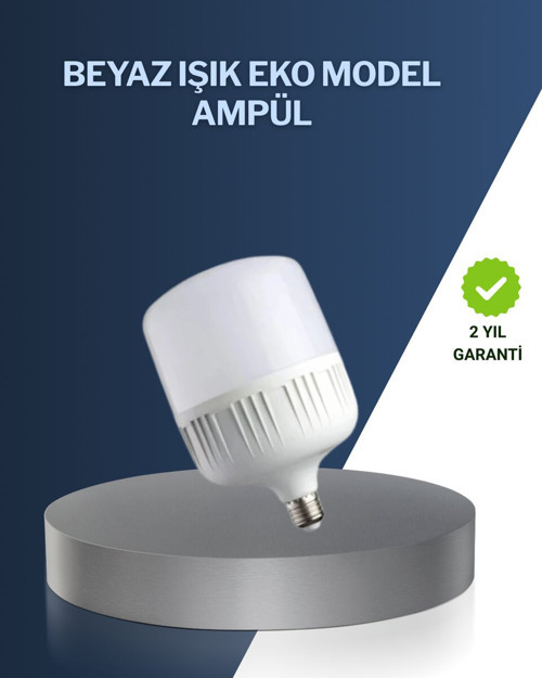 Şarjlı LED Ampul 30 Watt Kesintisiz Aydınlatma