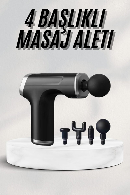 Masaj Tabancası 24V Type-C Hızlı Şarj - 180 Dakika Kesintisiz Kullanım
