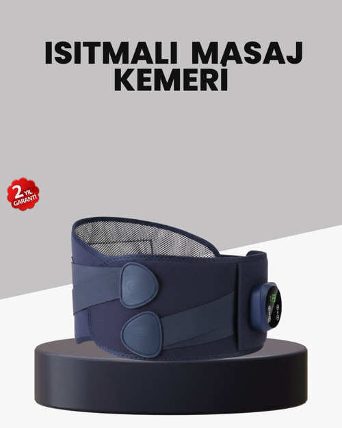 Titreşimli Isıtmalı Bel Kemer Masaj Aleti - Sırt ve Bel Ağrılarına Çözüm