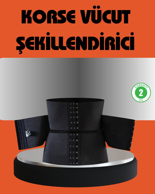 Kum Saati Görünüm Destekleyici Bel Şekillendirici - Şekerlemeli Fitness Belt