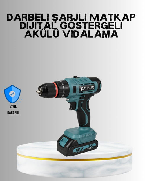 18 Parça Profesyonel Şarjlı Matkap Vidalama Seti - Kablo Karmaşasına Son