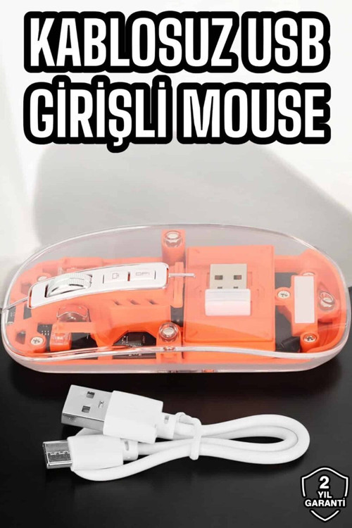 Çift Modlu Bluetooth 5.0 ve 2.4GHz Kablosuz Fare - Kablosuz Mouse