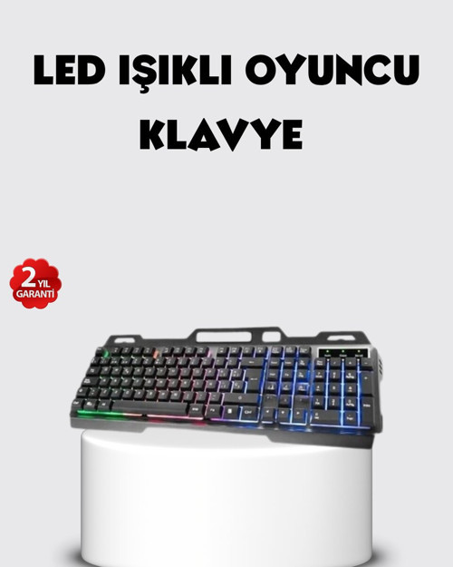 RGB Aydınlatmalı Klavye Mouse Seti – Oyuncu ve İş İçin Ergonomik USB Çözümü