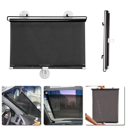 Katlanabilir Ön Cam Güneşliği 40x125 cm - Araba İçin UV Korumalı Araç Brandası