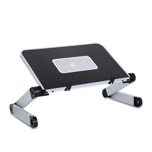 Katlanabilir Fanlı Laptop Standı - 360° Ayarlanabilir Ergonomik Soğutucu
