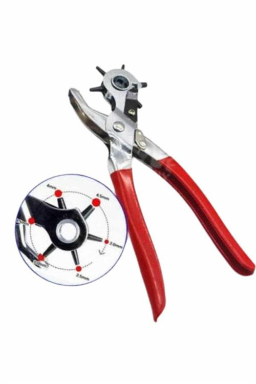 6 Farklı Boyutta Kemer Delme Pencesi - Evde Deri Kemer Delmek İçin Ergonomik ve Dayanıklı Çözüm