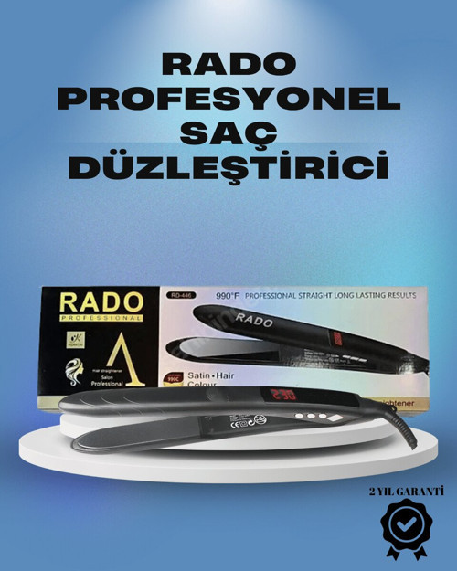 RD-446 Hızlı Isınan Profesyonel Düzleştirici - Titanyum Seramik Plakalı Saç Düzleştirici
