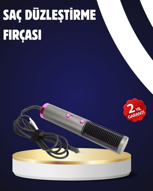 Hızlı Kurutma ve Parlak Saçlar İçin Profesyonel Fırça - Isı ve İyon Teknolojili Saç Bakımı