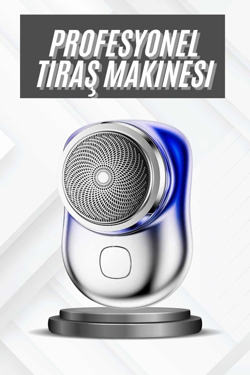 Elektrikli Mini Tıraş Makinesi – USB Şarjlı Kablosuz Taşınabilir Tıraş Makinesi 6500 RPM