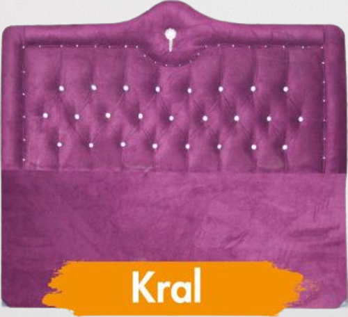 Başlık 14292 Alc Kral 150 lik Tay Tüy Mürdüm Kapitone Çift Kişilik Başlık