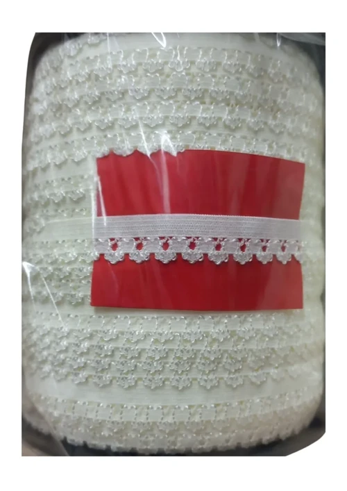 Çamaşır Askısı Dantelli 1 cm 1 Metre Kırık Beyaz - Şık ve Fonksiyonel