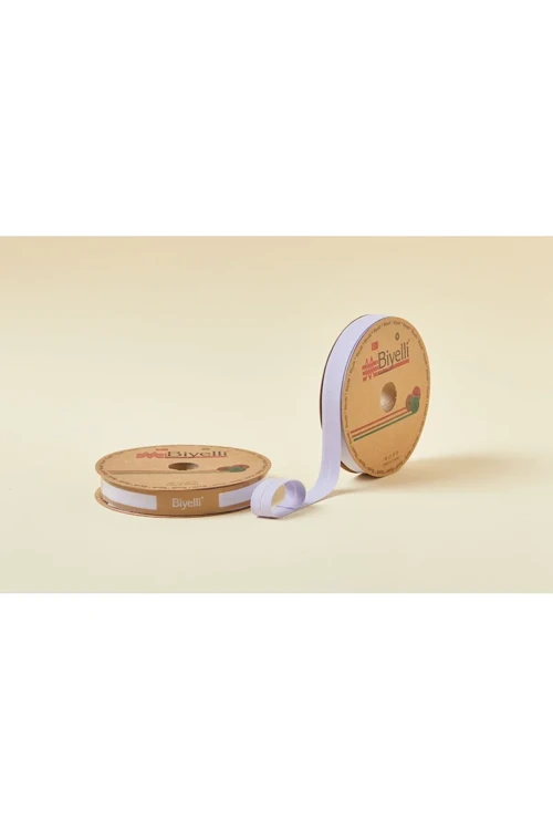 Biye Koton Katlı D25 Lila 2 cm 25 Metre - Kumaş Kenarı & Dekoratif Malzeme