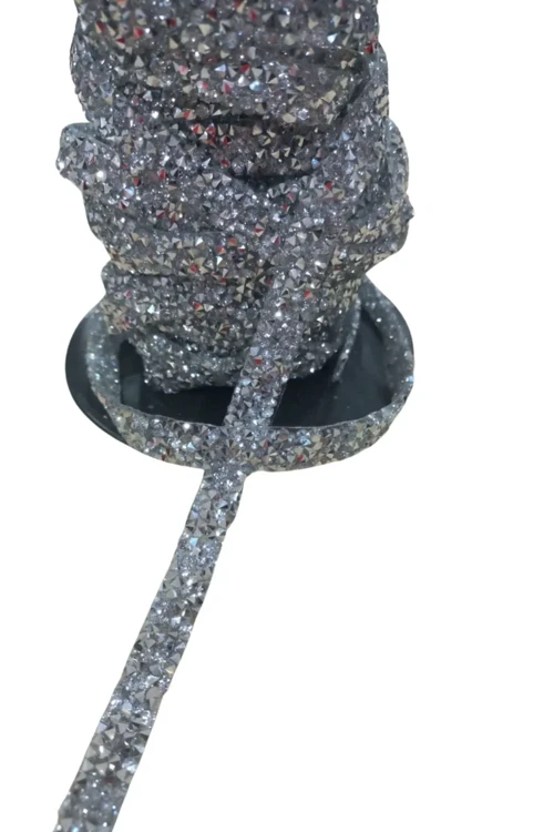 Silikonlu Yapıştırma Taş Şerit 2 cm Gümüş 5 Metre - Ahşap ve DIY Projeleri İçin Estetik Çözüm