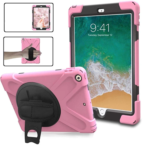 iPad Pro 10.5 3 Katmanlı Standlı Zırh Kılıf - Shockproof Case (5775)