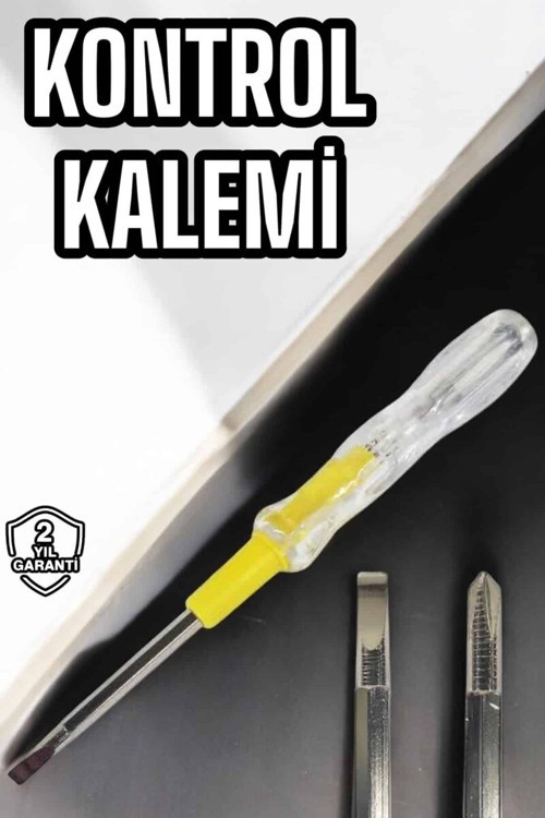 Test Cihazı Kontrol Kalemi Çift Başlıklı Şeffaf Elektrik Testi - Elektrik Test Kalemi 110V-220V