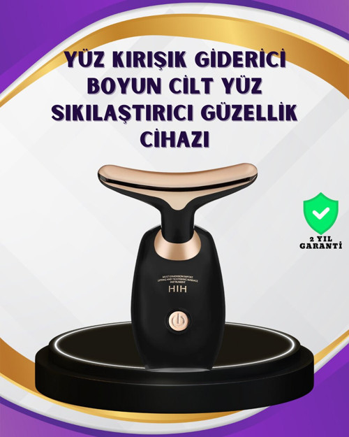 Cilt Bakım Masaj Aleti - Kompakt, Sessiz ve Taşınabilir Yüz & Boyun Masaj Cihazı