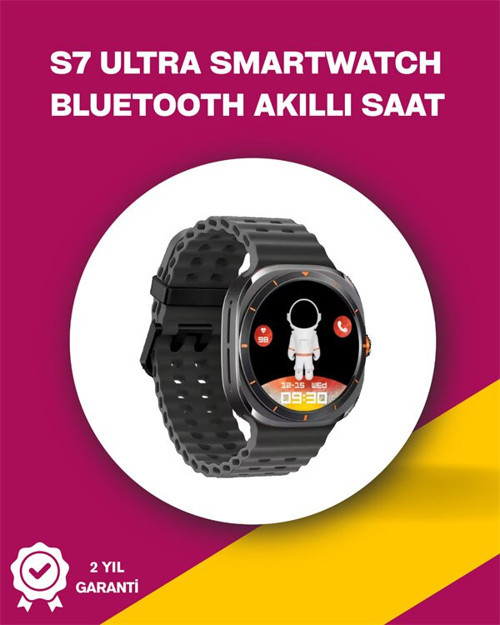 Mikrofon ve Hoparlörlü Akıllı Saat - Takvim, Titreşim, Kronometre ve Uzun Pil Ömrü