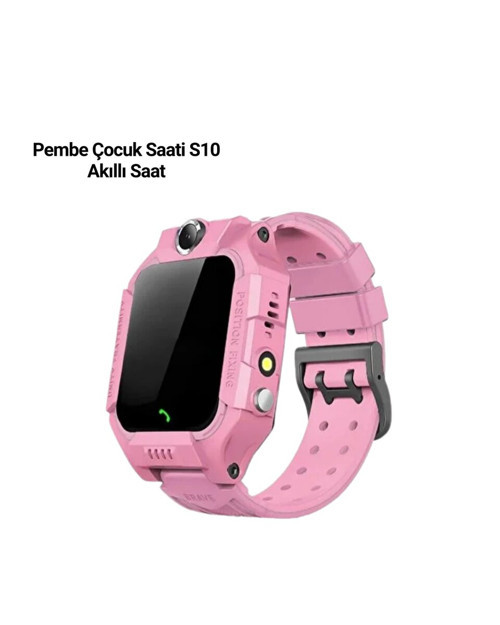 S10 Akıllı Çocuk Saati Pembe - GPS Takip ve Güvenlik Sistemi