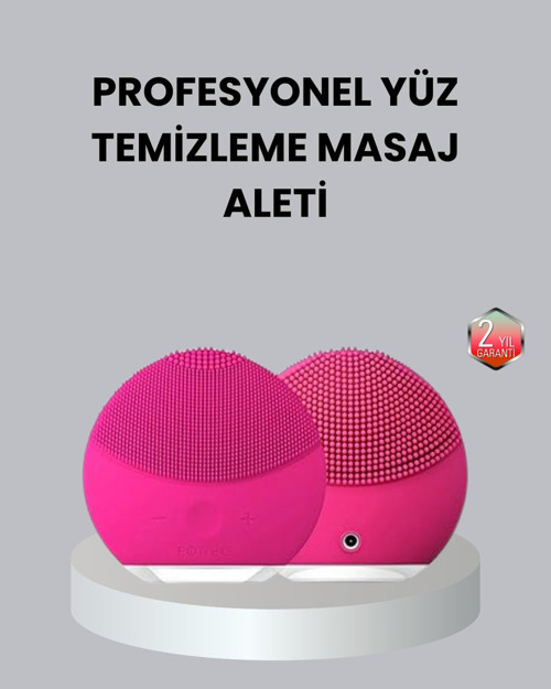3 Fonksiyonlu Kablosuz Yüz Temizleme ve Masaj Cihazı – Su Geçirmez Ölü Deri Temizleyici ve Cilt Yenileyici