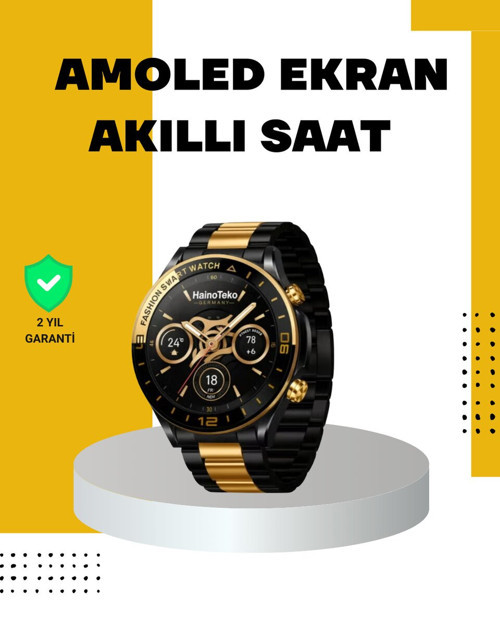 3 Bileklikli Amoled Akıllı Saat Bluetooth ve GPS ile Spor ve Sağlık Takibi