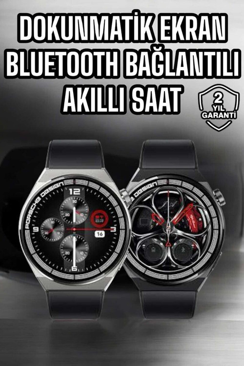 Akıllı Saat - Dokunmatik Ekran, Sesli Görüşme, Sağlık Takibi, 100 Spor Modu