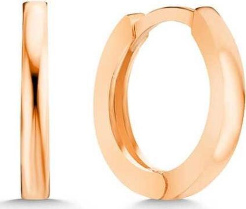 Gümüş Rose Halka Kadın Küpe