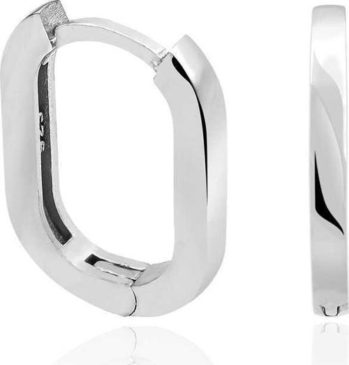 Gümüş Taşsız J Kadın Küpe