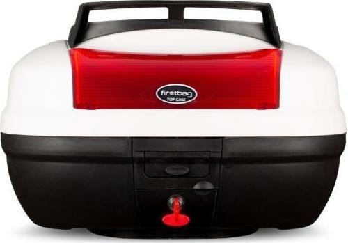 First Bag 48 Litre Beyaz Motosiklet Çantası Reflektörlü
