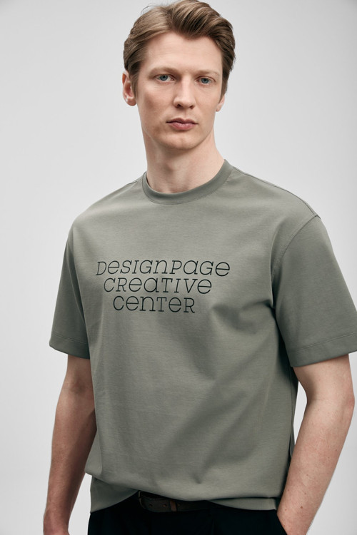 111020284 Frank Erkek Basic T- Shirt Tişört Erkek Tişort