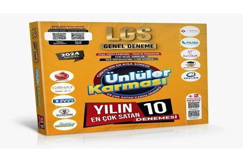 Ünlüler Karması 2024 LGS Genel Deneme 10 Yayın 10 Deneme